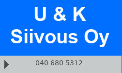 U & K Siivous Oy logo